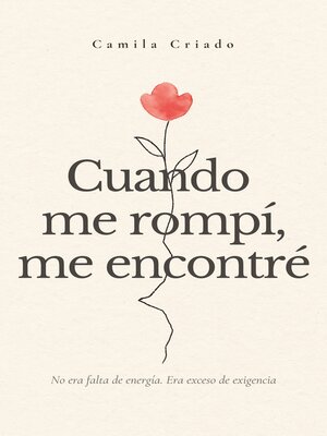 cover image of Cuando me rompí, me encontré